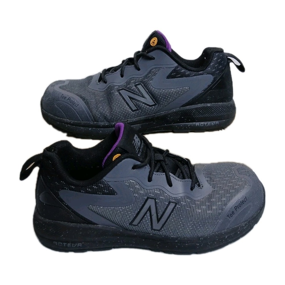 New Balance Work Saftey Composite Toe Athletic Shoe Black, Women Size 6.5 #1551